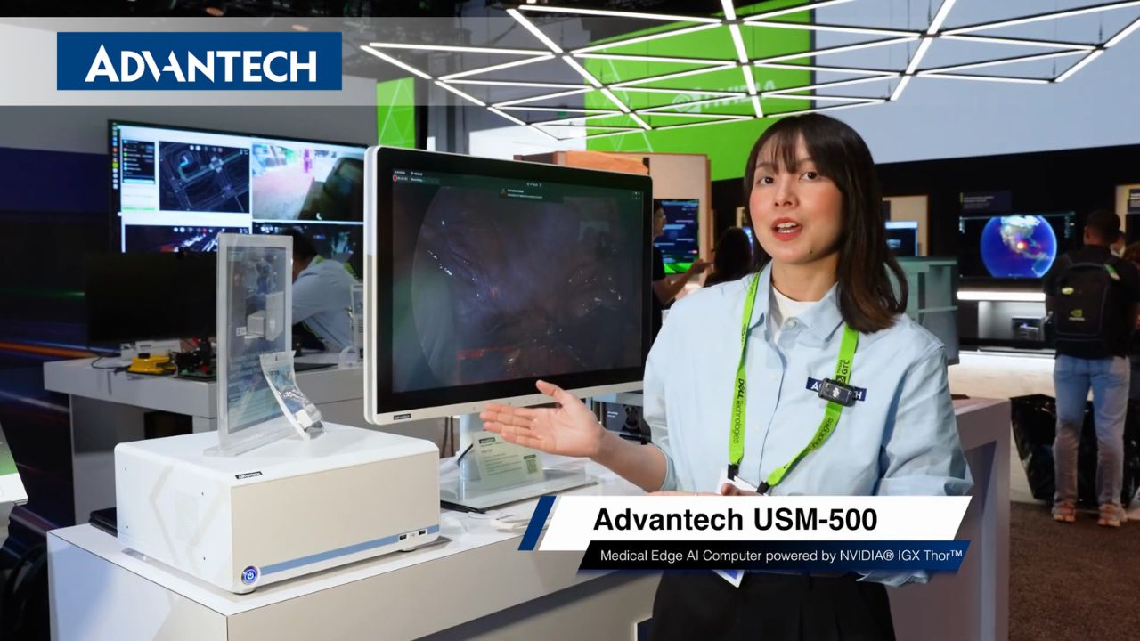 Medical Edge AI in Action: Advantech USM-500 NVIDIA® IGX Thor™ at GTC 2026