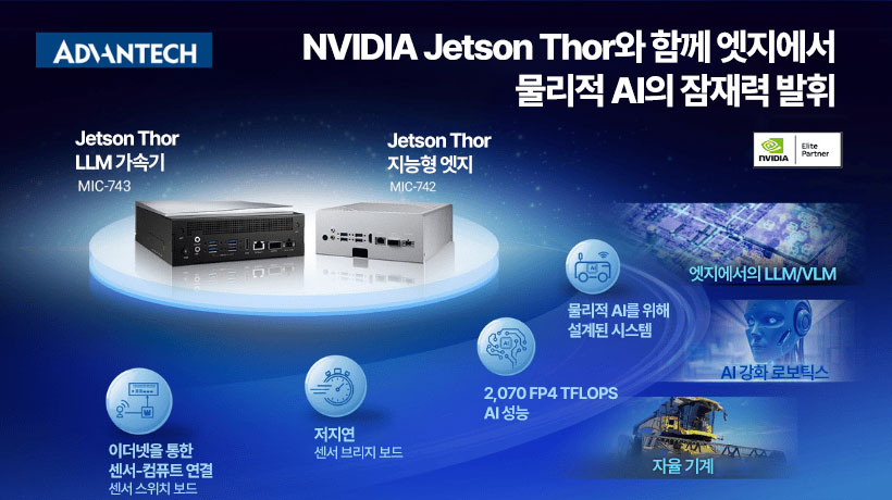 Advantech Demonstrates Live Full-Stack NVIDIA Jetson Thor Integration at COMPUTEX: MIC-743 Powers Next-Gen Physical AI and Robotics Systems