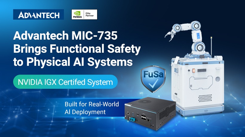 Advantech MIC-735 Enables Safety Physical AI