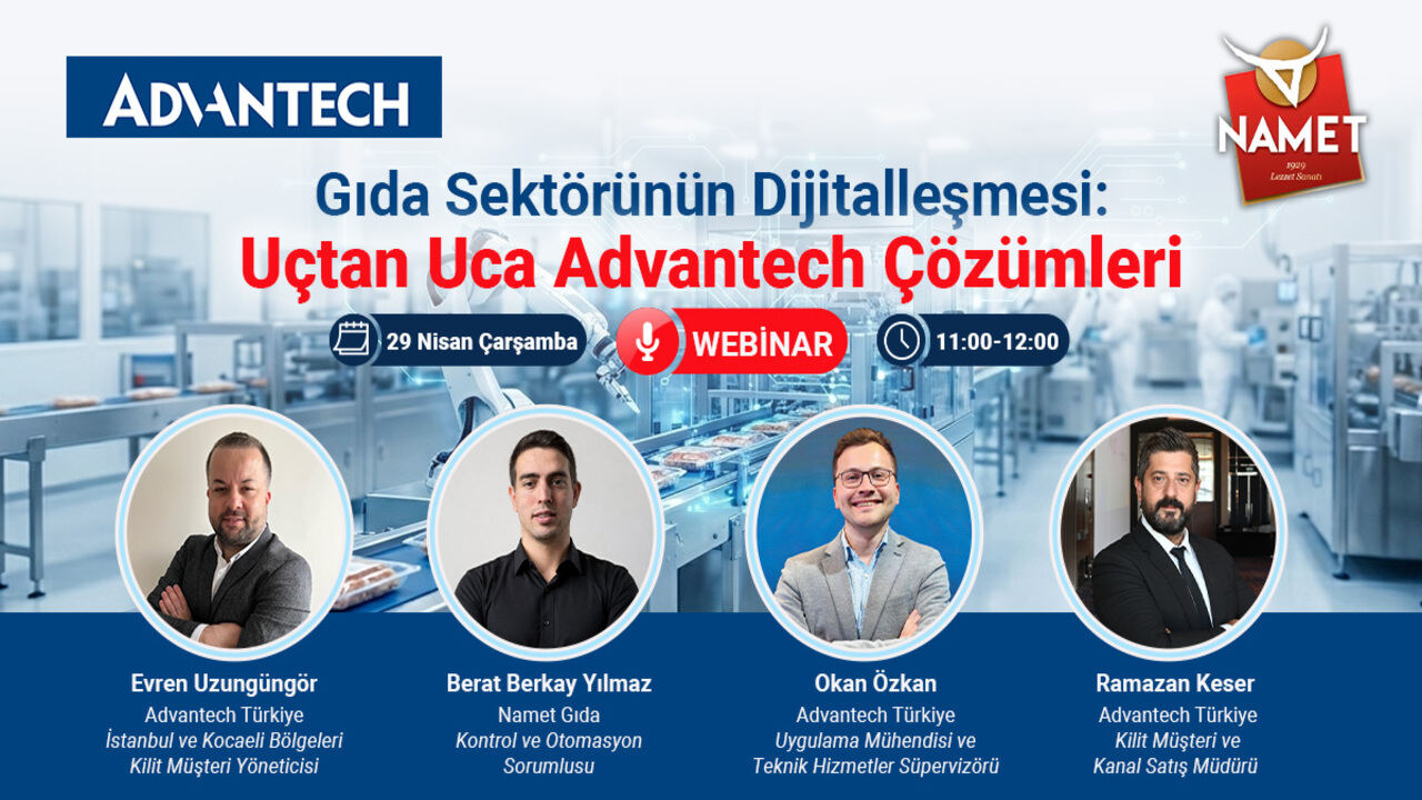 2026 ATR Webinar | Gıda Sektörünün Dijitalleşmesi: Uçtan Uca Advantech Çözümleri