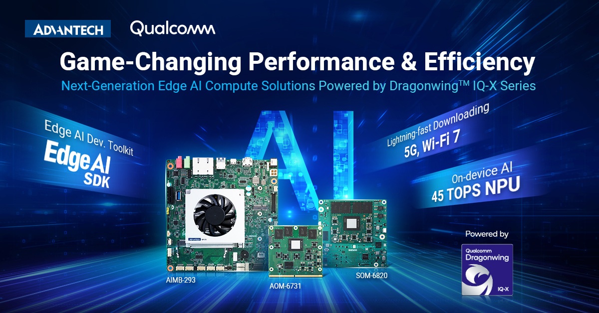 Advantech Unveils Next-Generation Edge AI Compute Sol - 研华