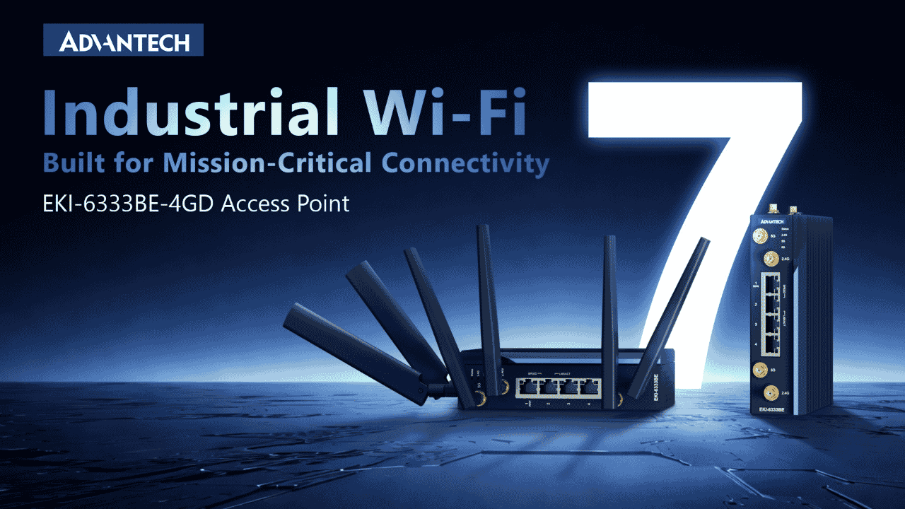 Industrial Wi-Fi 7 AP designed for Mission-Critical Connectivity | EKI-6333BE-4GD