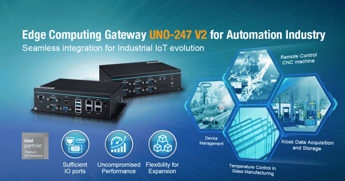 UNO-247V2, Advantech edge computing gateway