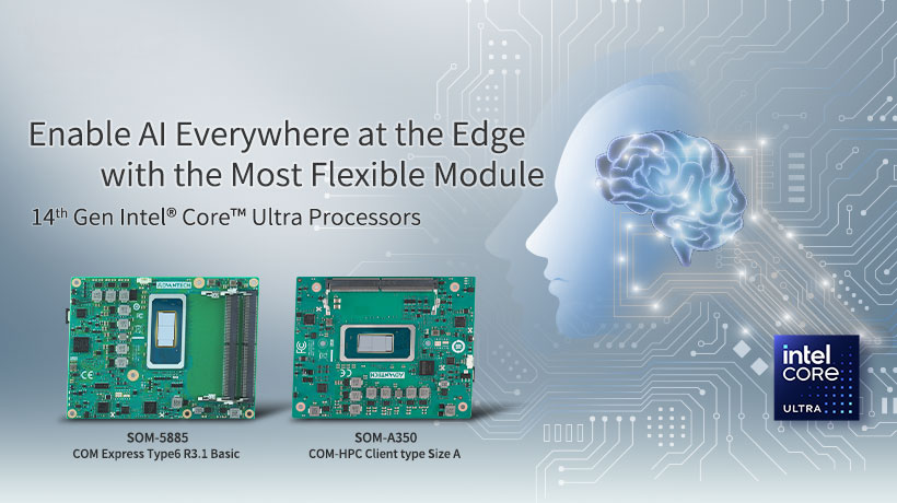 COMe & COM-HPC—14세대 Intel® Core™ Ultra 프로세서를 통해 AI 및 그래픽 혁신에 기여