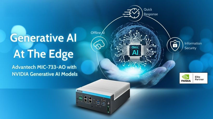 Advantech presenta il sistema Edge Generative AI MIC-733-AO