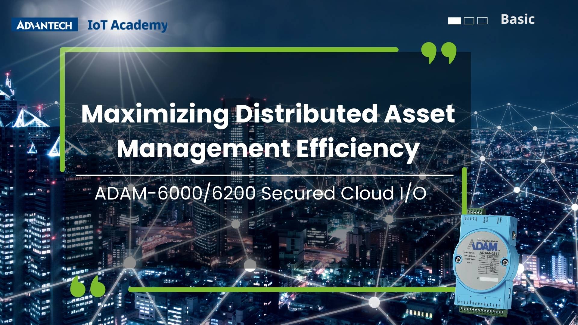 Pioneering the Future of IoT with Advantech【Secured - 研华