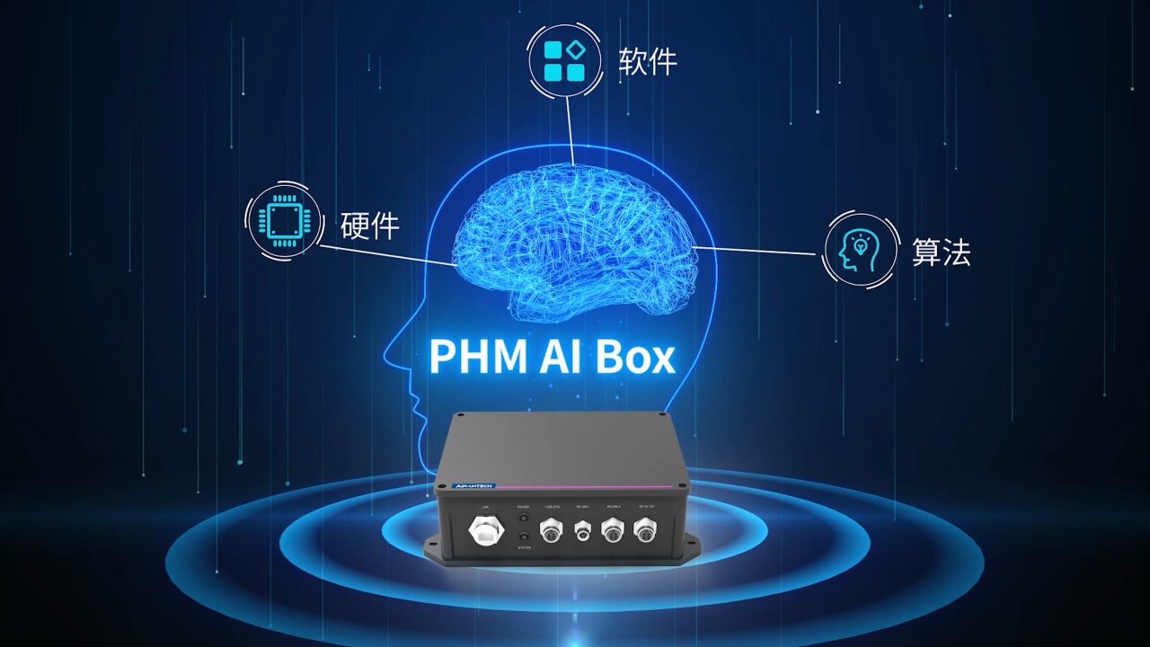 您的设备值得更聪明的守护！ 研华PHM AI Box | 深度集成AI诊断模型，早预警 · 防停机