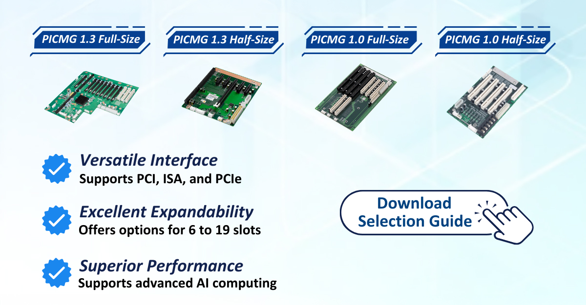 Advantech Slot SBCs & Passive Backplanes