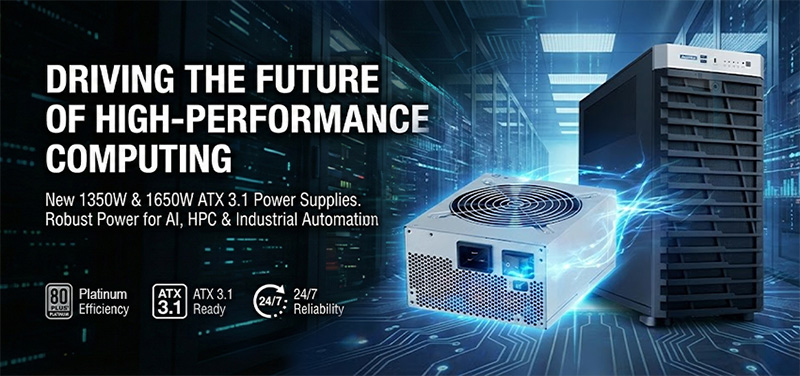 Driving the Future of High-Performance Computing: New 1350W & 1650W ATX3.1 PS2 Power Supplies 