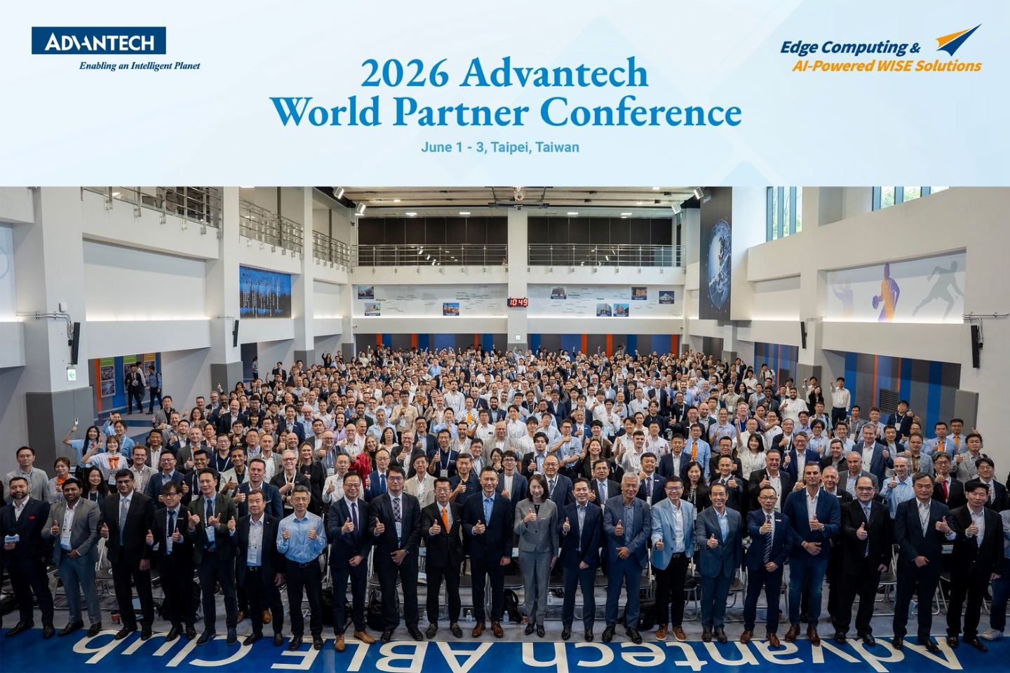 研華 WPC 首度與 COMPUTEX 展覽深度整合,成功吸引來自全球超過 800 位技術夥伴、產業領導與生態系成員共襄盛舉。