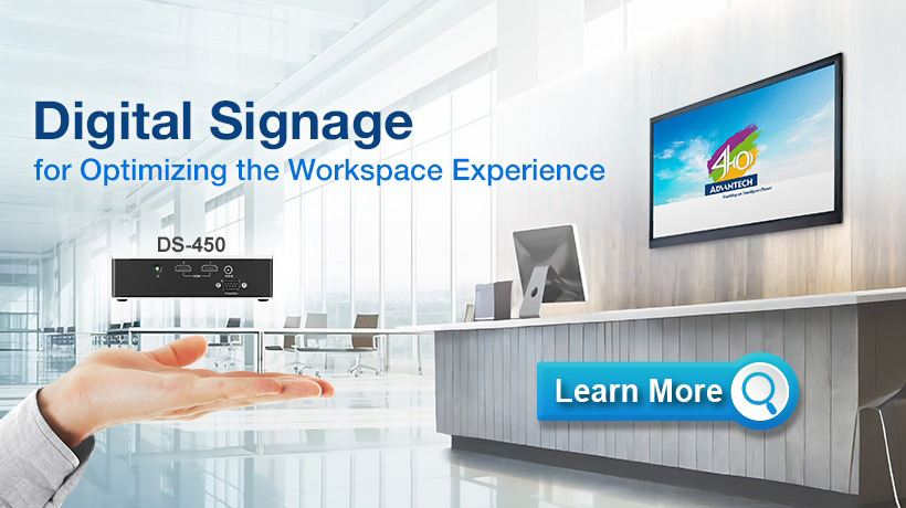 Advantech phát hành DS-450: Máy tính nhỏ gọn cỡ lòng bàn tay cho các ứng dụng Digital Signage 4K