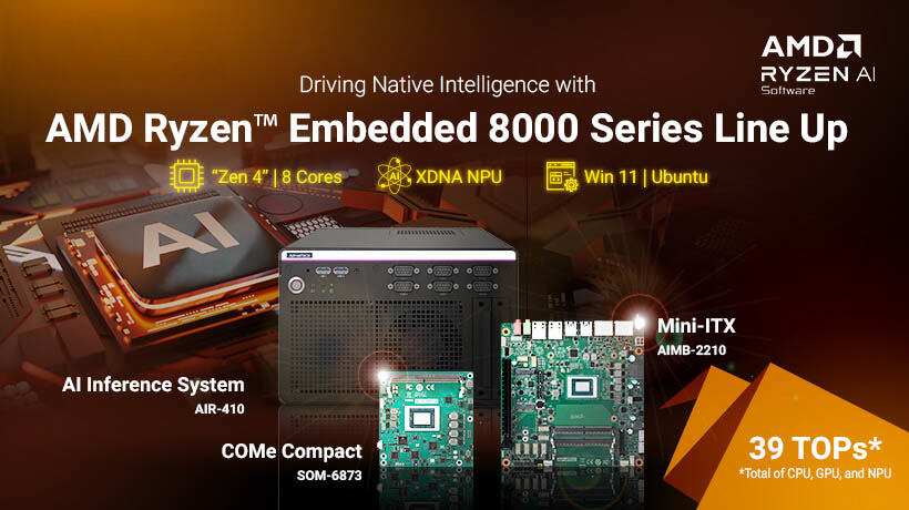 AMD Ryzen™ Embedded 8000