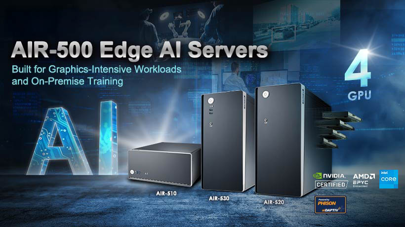Advantech Launches AIR-500 Series NVIDIA-Certified Edge AI Servers