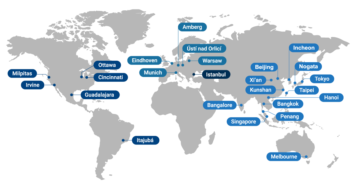 Advantech Global Map