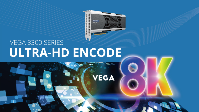 VEGA-3300 4K/8K Video Accelerators